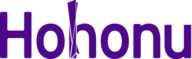 Purple stylized text displaying Hohonu